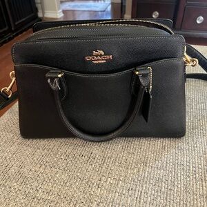 Coach Darcie Carryall Bag in Refined Pebble Leather